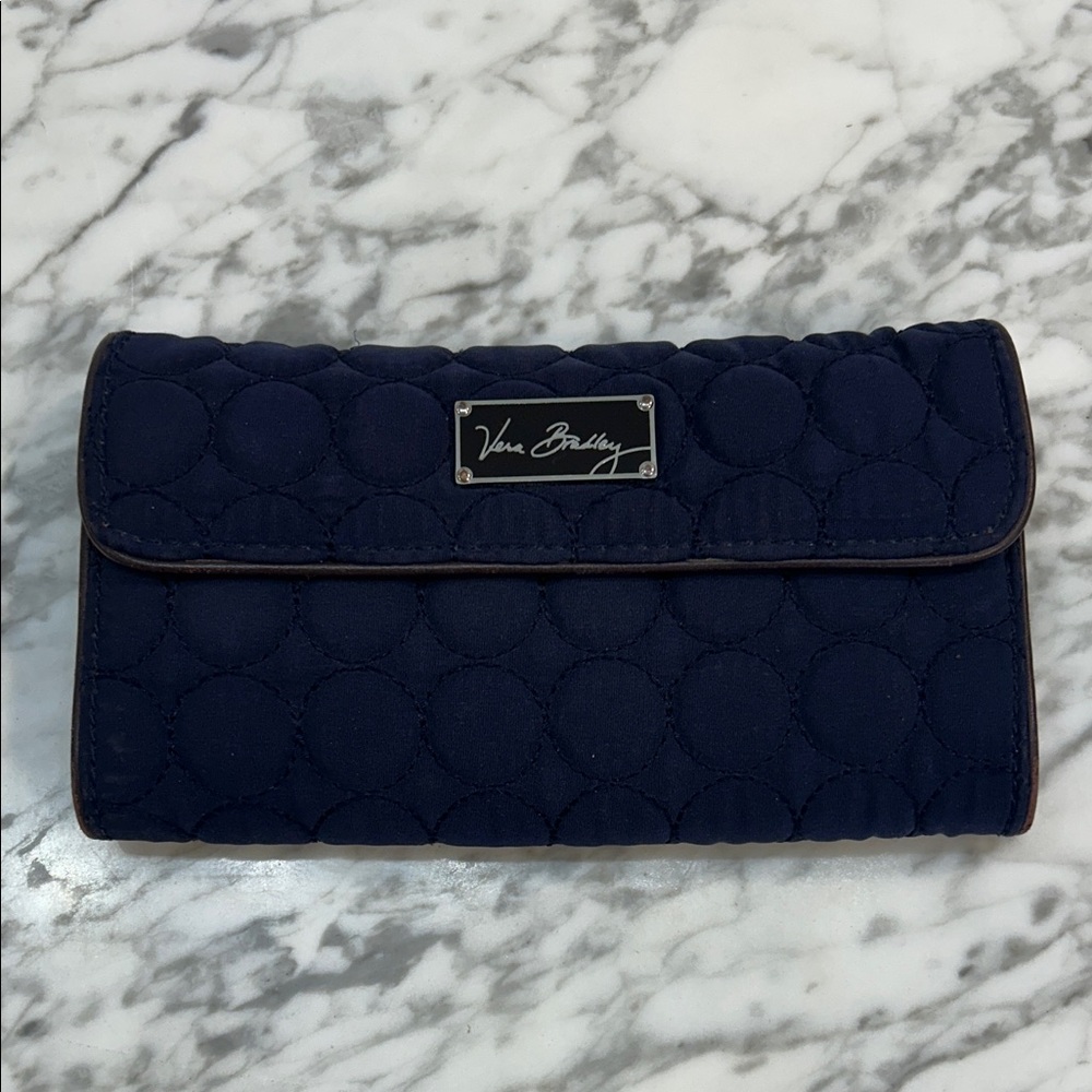 Vera Bradley Midnight Blue Quilted Wallet